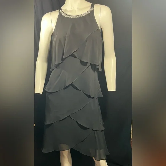 S.L. Fashions | Dresses | Slfashionswomandress Cocktail Formalblack Dress |  Poshmark